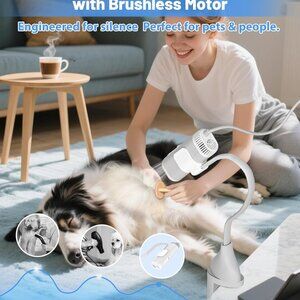 Pet Grooming Dog Hair Dryer Water Blowing Machine Neck Hanging Free Your Hands